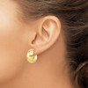 Lex & Lu 10k Yellow Gold Small Hoop Earrings - 3 - Lex & Lu
