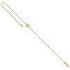 Lex & Lu 14k Yellow Gold Polished Captains Wheel Anklet 9'' - 7 - Lex & Lu