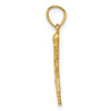 Lex & Lu 14k Yellow Gold D/C RN Pendant - 2 - Lex & Lu