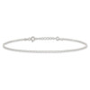 Lex & Lu Sterling Silver 2mm Rolo Chain Anklet 9'' - 4 - Lex & Lu