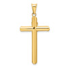 Lex & Lu 14k Two-tone Gold Polished Crucifix Pendant LAL102624 - 3 - Lex & Lu