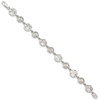 Lex & Lu Sterling Silver Seashells & Sand Dollars Bracelet 7'' - 2 - Lex & Lu