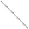 Lex & Lu Sterling Silver Alligator Bracelet 7" - 2 - Lex & Lu