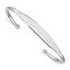 Lex & Lu Sterling Silver Cuff Bangle LAL103001 - Lex & Lu