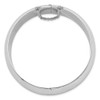 Lex & Lu Sterling Silver w/Rhodium 20mm Fancy Hinged Bangle Bracelet - 2 - Lex & Lu