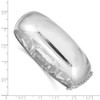 Lex & Lu Sterling Silver w/Rhodium 20mm Fancy Hinged Bangle Bracelet - 3 - Lex & Lu