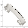 Lex & Lu Sterling Silver 10mm Cuff Bangle - 3 - Lex & Lu