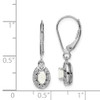Lex & Lu Sterling Silver Diamond & Created Opal Earrings LAL103218 - 4 - Lex & Lu