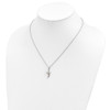 Lex & Lu Sterling Silver & 12k Cross Necklace 18'' LAL103457 - 5 - Lex & Lu