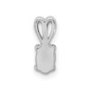 Lex & Lu Sterling Silver Aquamarine Pendant LAL103560 - 4 - Lex & Lu