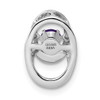 Lex & Lu Sterling Silver Amethyst Birthstone Vibrant Pendant - 3 - Lex & Lu