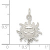 Lex & Lu Sterling Silver Sun Charm LAL103698 - 3 - Lex & Lu