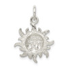 Lex & Lu Sterling Silver Sun Charm LAL103698 - 4 - Lex & Lu