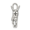 Lex & Lu Sterling Silver Donkey Charm - 2 - Lex & Lu