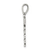 Lex & Lu Sterling Silver Caduceus Charm LAL103775 - 2 - Lex & Lu
