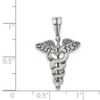 Lex & Lu Sterling Silver Caduceus Charm LAL103775 - 3 - Lex & Lu