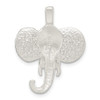 Lex & Lu Sterling Silver Elephant Head Charm - 3 - Lex & Lu