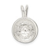 Lex & Lu Sterling Silver Baseball Charm LAL103813 - 4 - Lex & Lu