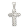 Lex & Lu Sterling Silver Budded Cross Pendant LAL103831 - 4 - Lex & Lu