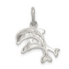 Lex & Lu Sterling Silver Dolphins Charm LAL103876 - 4 - Lex & Lu