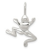 Lex & Lu Sterling Silver Frog Charm LAL103888 - Lex & Lu