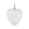 Lex & Lu Sterling Silver Sweet Sixteen Heart Disc Charm LAL103969 - 3 - Lex & Lu