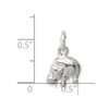 Lex & Lu Sterling Silver Hippo Charm - 3 - Lex & Lu