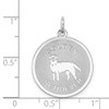 Lex & Lu Sterling Silver Golden Retriever Disc Charm - 3 - Lex & Lu