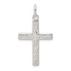 Lex & Lu Sterling Silver Cross Charm LAL104145 - Lex & Lu