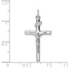 Lex & Lu Sterling Silver w/Rhodium INRI Crucifix Pendant LAL104146 - 3 - Lex & Lu