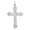 Lex & Lu Sterling Silver Budded Cross Pendant LAL104149 - Lex & Lu