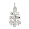 Lex & Lu Sterling Silver Cara Vaca Crucifix Pendant LAL104167 - Lex & Lu