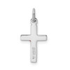 Lex & Lu Sterling Silver w/Rhodium Enameled Cross Charm LAL104220 - 3 - Lex & Lu