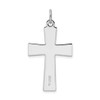 Lex & Lu Sterling Silver w/Rhodium Enameled Latin Cross Charm LAL104224 - 3 - Lex & Lu