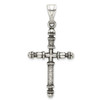 Lex & Lu Sterling Silver Antiqued Cross Pendant LAL104233 - 4 - Lex & Lu