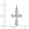 Lex & Lu Sterling Silver w/Rhodium Chalice Cross Charm - 4 - Lex & Lu