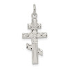 Lex & Lu Sterling Silver Eastern Orthodox Cross Charm LAL104268 - Lex & Lu
