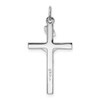 Lex & Lu Sterling Silver w/Rhodium & Vermeil INRI Crucifix Charm LAL104276 - 4 - Lex & Lu