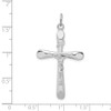 Lex & Lu Sterling Silver w/Rhodium INRI Crucifix Pendant LAL104280 - 3 - Lex & Lu