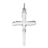 Lex & Lu Sterling Silver w/Rhodium Crucifix Pendant LAL104290 - 4 - Lex & Lu