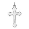 Lex & Lu Sterling Silver w/Rhodium & Vermeil Crucifix Pendant - 4 - Lex & Lu