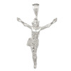 Lex & Lu Sterling Silver Corpus (Crucified Christ) Pendant LAL104301 - Lex & Lu