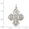 Lex & Lu Sterling Silver Antiqued 4-way Medal LAL104317 - 3 - Lex & Lu