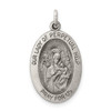 Lex & Lu Sterling Silver Our Lady of Perpetual Help Medal LAL104345 - Lex & Lu