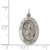 Lex & Lu Sterling Silver Our Lady of Perpetual Help Medal LAL104345 - 3 - Lex & Lu
