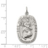 Lex & Lu Sterling Silver St. Christopher Medal LAL104376 - 3 - Lex & Lu