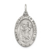 Lex & Lu Sterling Silver St. Christopher Hockey Medal - Lex & Lu