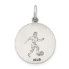 Lex & Lu Sterling Silver St. Christopher Soccer Medal - 3 - Lex & Lu