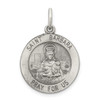 Lex & Lu Sterling Silver St. Barbara Medal - Lex & Lu