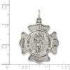 Lex & Lu Sterling Silver Saint Florian Badge Medal LAL104402 - 3 - Lex & Lu